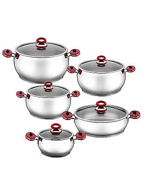 Hascevher Anemon 10 Pcs Tencere Seti (18/20/22/24/24Krn.) - 2
