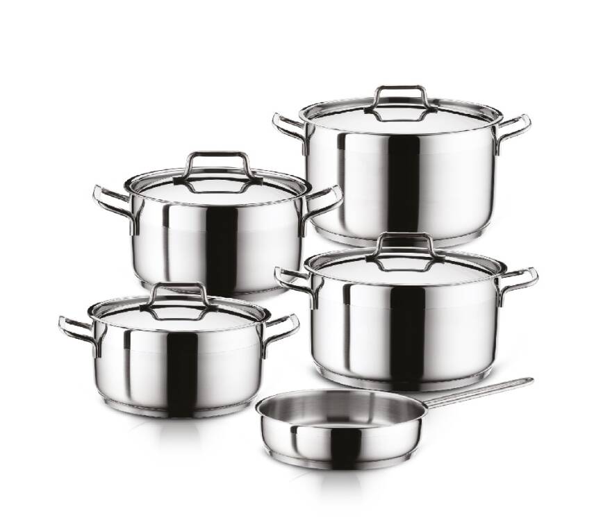Hascevher Anett 9 Pcs Tencere Set (18/20/22/24/24Tava) - 4