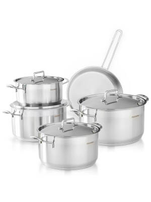Hascevher Anett 9 Pcs Tencere Set (18/20/22/24/24Tava) - 2
