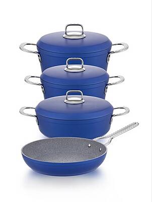 Hascevher Clarissa 7 Pcs Granit Elmas Tencere Seti (18/22Ten/26Kar/26Tv) - 2