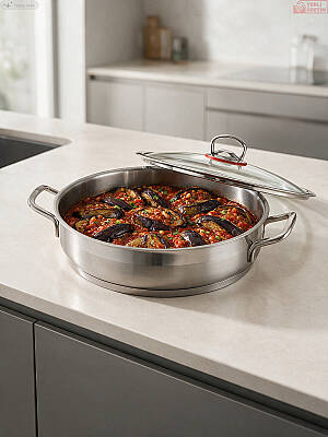 Hascevher Enzo 30x10 cm Karnıyarık Cam Kapaklı 0,70 - 2
