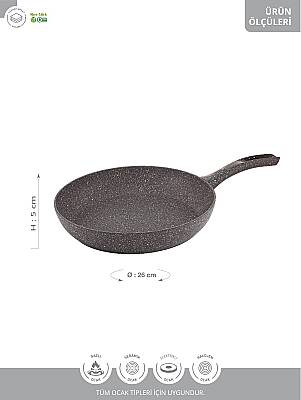 Hascevher Granit 26x05 cm Beren Tava Kapaksız - 3