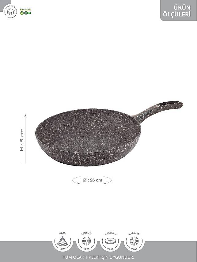 Hascevher Granit 26x05 cm Beren Tava Kapaksız - 3