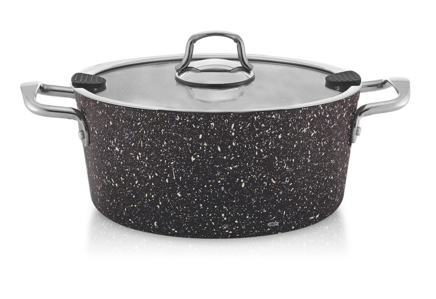Hascevher Magda 18x10 cm Granit Full İndiksiyon Tencere 4 mm - 1