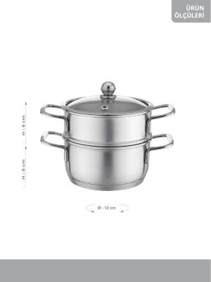 Hascevher Mini Baby 12 cm Kuskus Tencere - 7