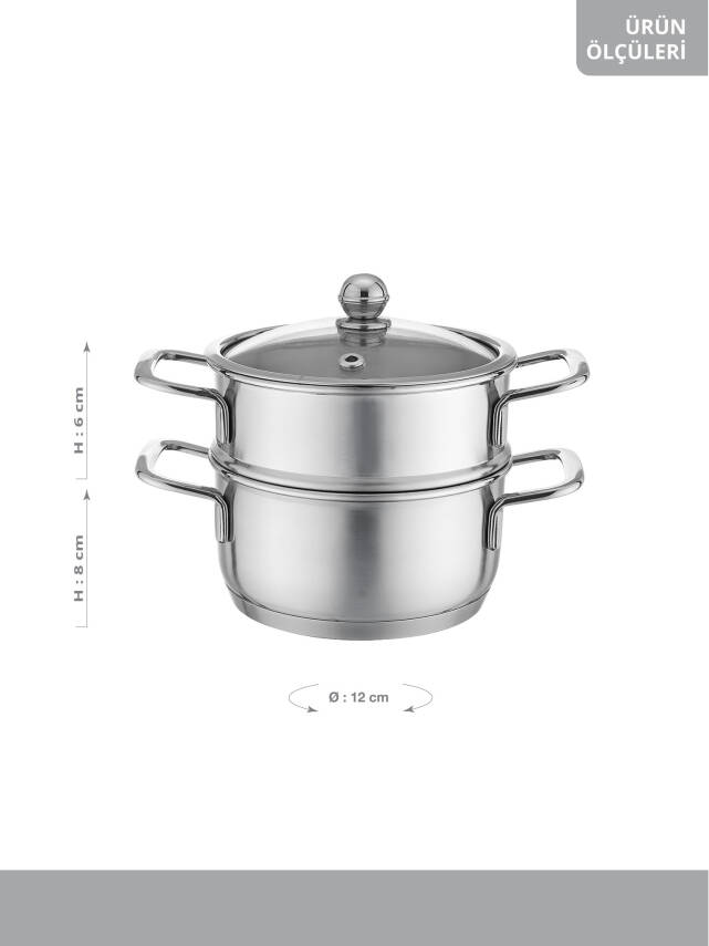 Hascevher Mini Baby 12 cm Kuskus Tencere - 7