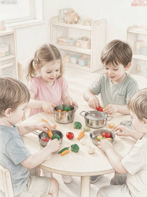 Hascevher Mini Chef Çelik Oyuncak Tencere Seti - 2