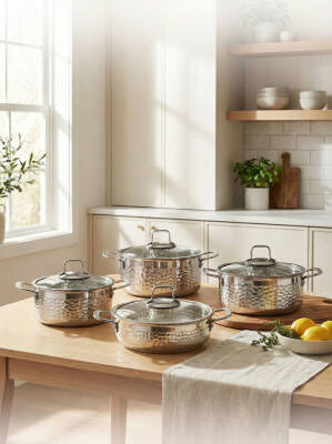 Hascevher Serra 8 Pcs Tencere Set