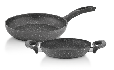 Hascevher Verona Granit 2 Parça Sahan - Tava Seti(18cmSahan/24cmTava)