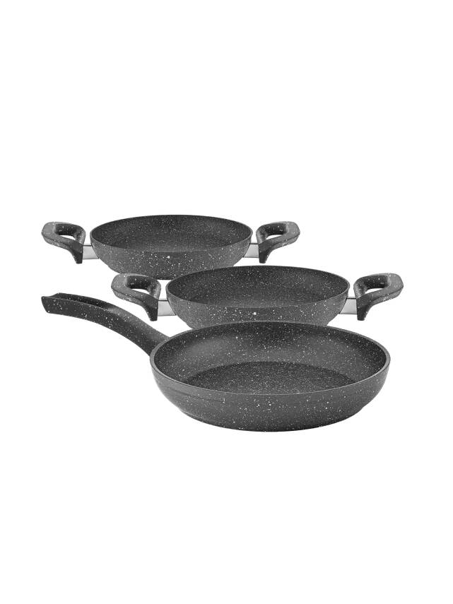 Hascevher Verona Granit 3 Parça Sahan - Tava Seti(16/18cmSahan/24cmTava) - 2
