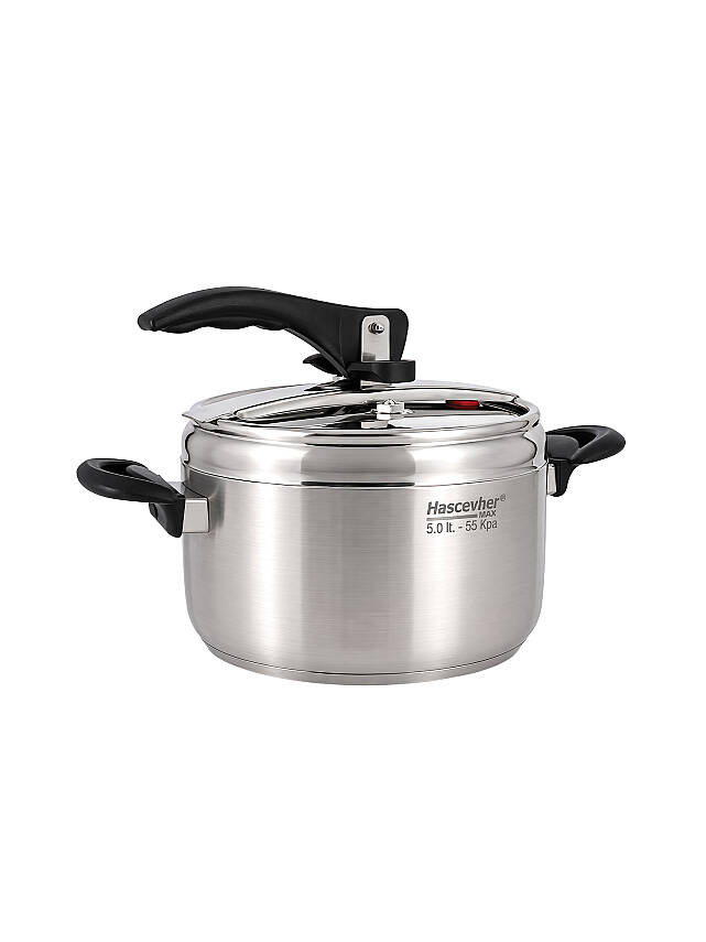 Nitro 5 lt Düdüklü Tencere Siyah - 6